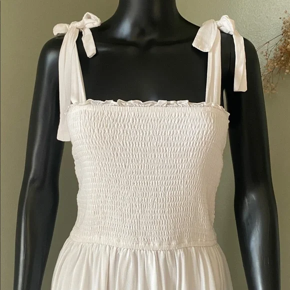 ZESICA White Flowy Maxi Dress - Picture 9 of 13